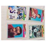 Huge Lot of Vintage Football Cards Featuring Various Players from the 1970s Era Including Teams like Dolphins, Cardinals, and Browns.