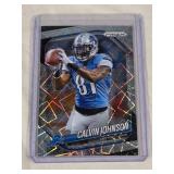 Calvin Johnson 2025 Panini Prizm Lazer Prizm #111 - Detroit Lions Football Card