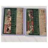 Lot of 2 Vintage 1954 Topps Baseball Cards Featuring Dick Kokos and Bob Boyd