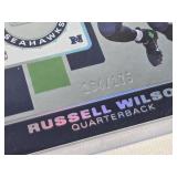 Lot of 2 Numbered Football Cards Featuring Davante Adams and Russell Wilson