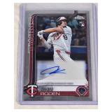 Alan Roden Rookie 2025 Topps Chrome Auto #AC-AR - Minnesota Twins Baseball Card
