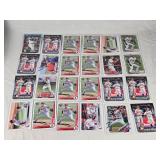 HUGE Lot of 24 Shohei Ohtani Baseball Cards featuring Elites of the Game, Souvenirs, Pitcher/Designated Hitter, and MVP Caliber cards.