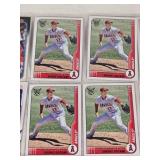 HUGE Lot of 24 Shohei Ohtani Baseball Cards featuring Elites of the Game, Souvenirs, Pitcher/Designated Hitter, and MVP Caliber cards.