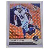 Micah Parsons Rookie 2021 Panini Mosaic Orange Reactive Prizm #362 - Dallas Cowboys Football Card