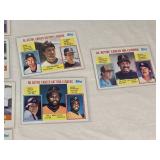 Lot of 15 1984 Leaders Vintage Baseball Cards Featuring Leaders and Notable Players