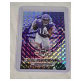 Justin Jefferson 2022 Panini Mosaic Silver Mosaic Prizm Epic Performers #EP-JJ - Minnesota Vikings Football Card