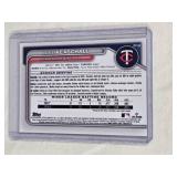 Luke Keaschall 2024 Bowman Chrome Green Refractor #BCP-122 - Minnesota Twins Baseball Card