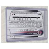 Riley Quick 2025 Bowman Sky Blue SP #BD-23 and Numbered 22/499 - Minnesota Twins Baseball Card