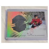Connor Bedard Rookie 2024-25 Upper Deck SPx Finite Silver and Numbered 257/399 - Chicago Blackhawks Hockey Card