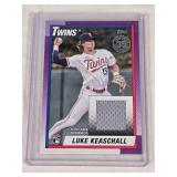 Luke Keaschall Rookie 2025 Topps Relic #LK - Minnesota Twins Baseball Card