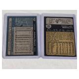 Lot of 2 Johnny Bench Baseball Cards - Cincinnati Reds Catcher Cards Vintage