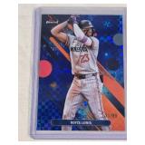 Royce Lewis 2023 Topps Finest Blue XFractor and Numbered 31/99 - Minnesota Twins Baseball Card