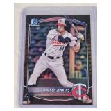 Walker Jenkins 2025 Bowman Chrome Bronze Snake Skin SP #BCP-1 - Minnesota Twins Baseball Card