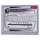 Walker Jenkins 2025 Bowman Chrome Bronze Snake Skin SP #BCP-1 - Minnesota Twins Baseball Card