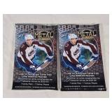 Lot of 2 Unopened Packs of 2022-23 Skybox Metal Universe Hockey Cards