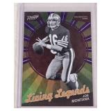 Joe Montana 2023 Panini Prestige Extra Points Green Foil SP #LL-23 and Numbered 40/99 - San Francisco 49ers Football Card