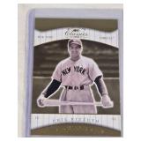 Phil Rizzuto Gold 2001 Donruss Classics Legend #10 and Numbered 170/1755 - New York Yankees Vintage Baseball Card