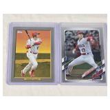 Lot of 2 Shohei Ohtani Baseball Cards - Includes Topps and Topps Chrome