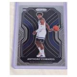 Anthony Edwards Rookie 2020-21 Panini Prizm #258 - Minnesota Timberwolves Basketball Card