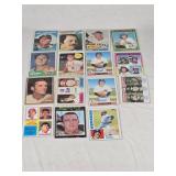 Lot of 15 Vintage Baseball Cards Featuring Players Like Rollie Fingers, Jim Hunter, and Frank Howard