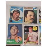 Lot of 15 Vintage Baseball Cards Featuring Players Like Rollie Fingers, Jim Hunter, and Frank Howard