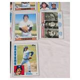 Lot of 15 Vintage Baseball Cards Featuring Players Like Rollie Fingers, Jim Hunter, and Frank Howard