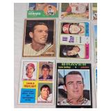 Lot of 15 Vintage Baseball Cards Featuring Players Like Rollie Fingers, Jim Hunter, and Frank Howard