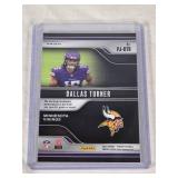 Dallas Turner Rookie Relic 2024 Panini Prizm Premier Jerseys #PJ-DTR - Minnesota Vikings Football Card