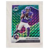 Justin Jefferson 2021 Panini Mosaic Prizm #132 - Minnesota Vikings Football Card