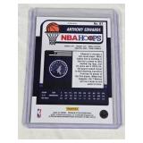 Anthony Edwards 2023-24 Panini NBA Hoops Laser Refractor Prizm #87 - Minnesota Timberwolves Basketball Card