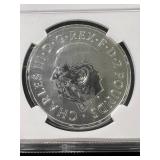 2025 BRITTANIA 1 TROY OZ .999 FINE SILVER NGC MS69