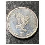 1 TROY OZ .999 FINE SILVER MONEY INTERNATIONAL ROUND