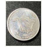 1 TROY OZ .999 FINE SILVER MONEY INTERNATIONAL ROUND