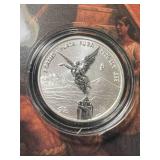 2026 MEXICAN LIBERTAD 3 GRAMS .999 FINE SILVER IN CASE