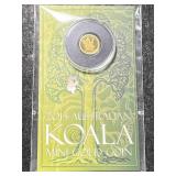 2013 AUSTRALIAN KOALA HALF GRAM .9999 FINE GOLD