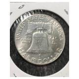 1963-D US FRANKLIN HALF DOLLAR BU