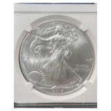2014-S AMERICAN SILVER EAGLE NGC MS69