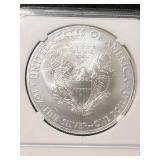 2014-S AMERICAN SILVER EAGLE NGC MS69