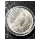 1922 US PEACE SILVER DOLLAR UNC IN AIRTITE