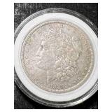 1889 US MORGAN SILVER DOLLAR IN AIRTITE