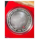 1 TROY OZ .999 FINE SILVER 1999 GRADUATE ROUND IN BOX