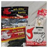 Large Lot of Big Bite, J Braid, Booyah, Yamamoto, Keitech