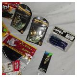 Large Lot of Booyah, P-Line,Gulp, Big Bite,Keitech