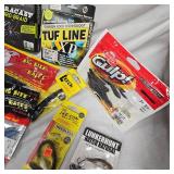 Large lot of Zoom, Spider Wire, Tufline, Booyah, Gulp