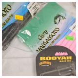 Lot of Booyah, Yamamoto, VMC, Big Bite, Gami,