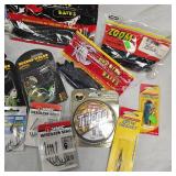 Large lot of Spider Wire, P-Line, Booyah, Zoom, Gami, Booyah, Terminator