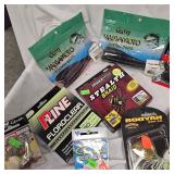 Large lot of Spider Wire, P-Line, Booyah, Zoom, Gami, Booyah, Terminator