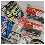 Lot of Berkley, Zoom, Tufline, Booyah, Yamamoto, Westfin
