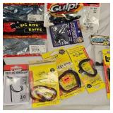 Large Lot of P-line, Stealth, Big Bait, Owner, Gulp, Zoom Booyah
