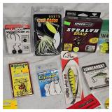 Lot of Tackle, Spider Wire, Yamamoto, Booyah, VMC, LunkerHunt